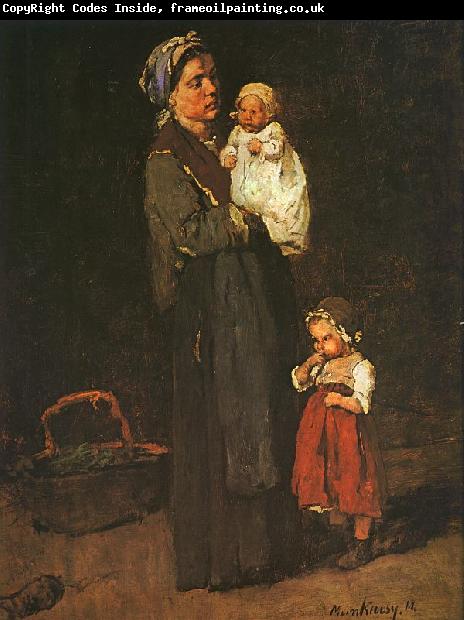 Mihaly Munkacsy Mother and Child  ddf